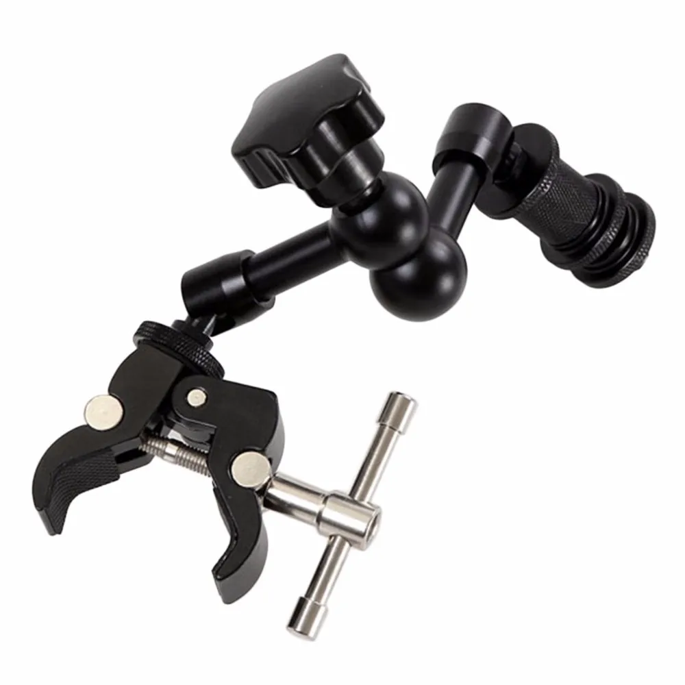 Aluminum Alloy Large Photo Studio Accessories Magic Friction Arm Super Crab Clamp Articulating Pliers Clip