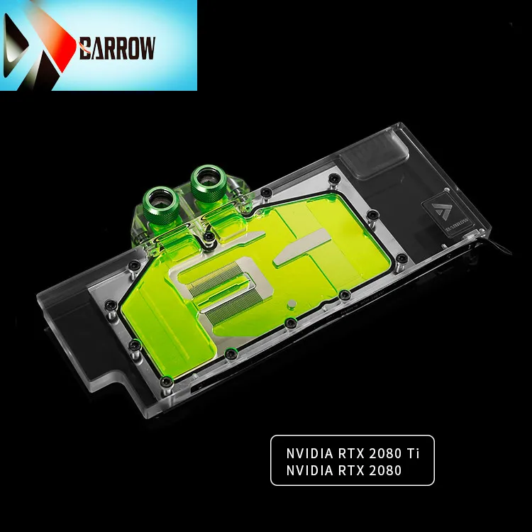 ^Cheap BS-NVG2080T-PA is compatible with NVIDIA RTX 2080 Ti GPU water cooled module compatible Barrow gpu cooler NVIDIA RTX 2080