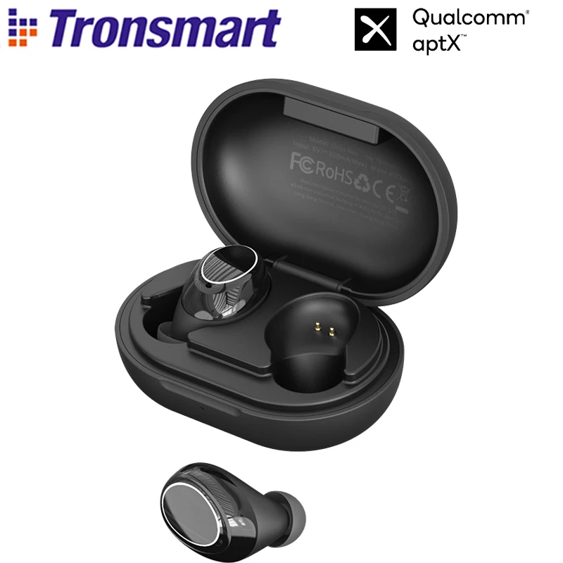 【APTX tws】 Tronsmart Onyx Neo Bluetooth наушники беспроводные с чип Qualcomm регулятор громкости