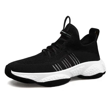 

Fashion Casual Men Shoes Lace-up Breathable Lightweight Comfortable Mlae Footwear Sneakers Walking Sports Shoes 2020