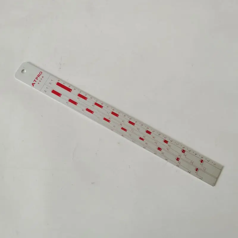 Saddgo Upgraded Paint Mixing Ratio Ruler Stainless Steel Lightweight Paint Suitable For Auto Paint Mixing Stirring Paint Sticks For Painting Paint Sticks Stir