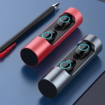 

Samload Bluetooth 5.0 Wireless Earphone Deep bass Earbuds Waterproof Headphone with Charging Box For Apple iPhone 6 7 8 X Sony