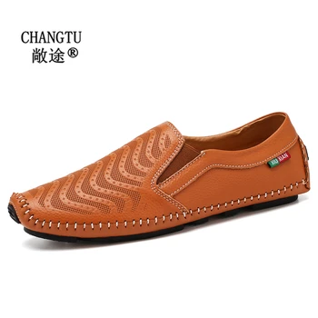 

Men's PU Leather Loafers Adult Moccasins Slip on Men Casual Shoes luxury Brand Fashion Vintage Flats Men's Driving ShoeS SIZE 47