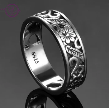 Anelli per dito Charms Argento S925 Design originale Argento da donna Nessuna pietra Anello rotondo classico Gioielleria raffinata Regalo Hotsale