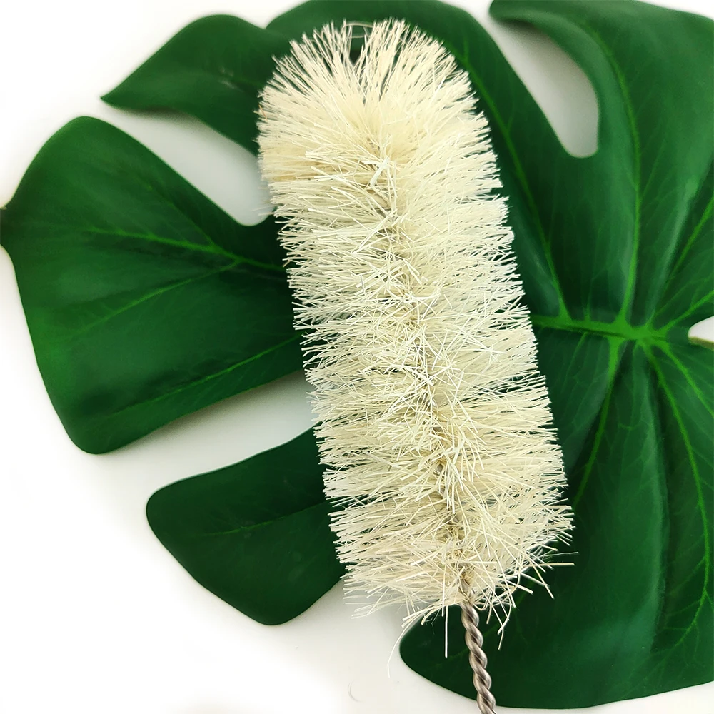 

Natural Sisal Tube Brushes For Straw Bowl Bottle Pan Pot Cleaning Brushes Clean Tools Dust Brush Kitchen Cess-pip Meti Fibre