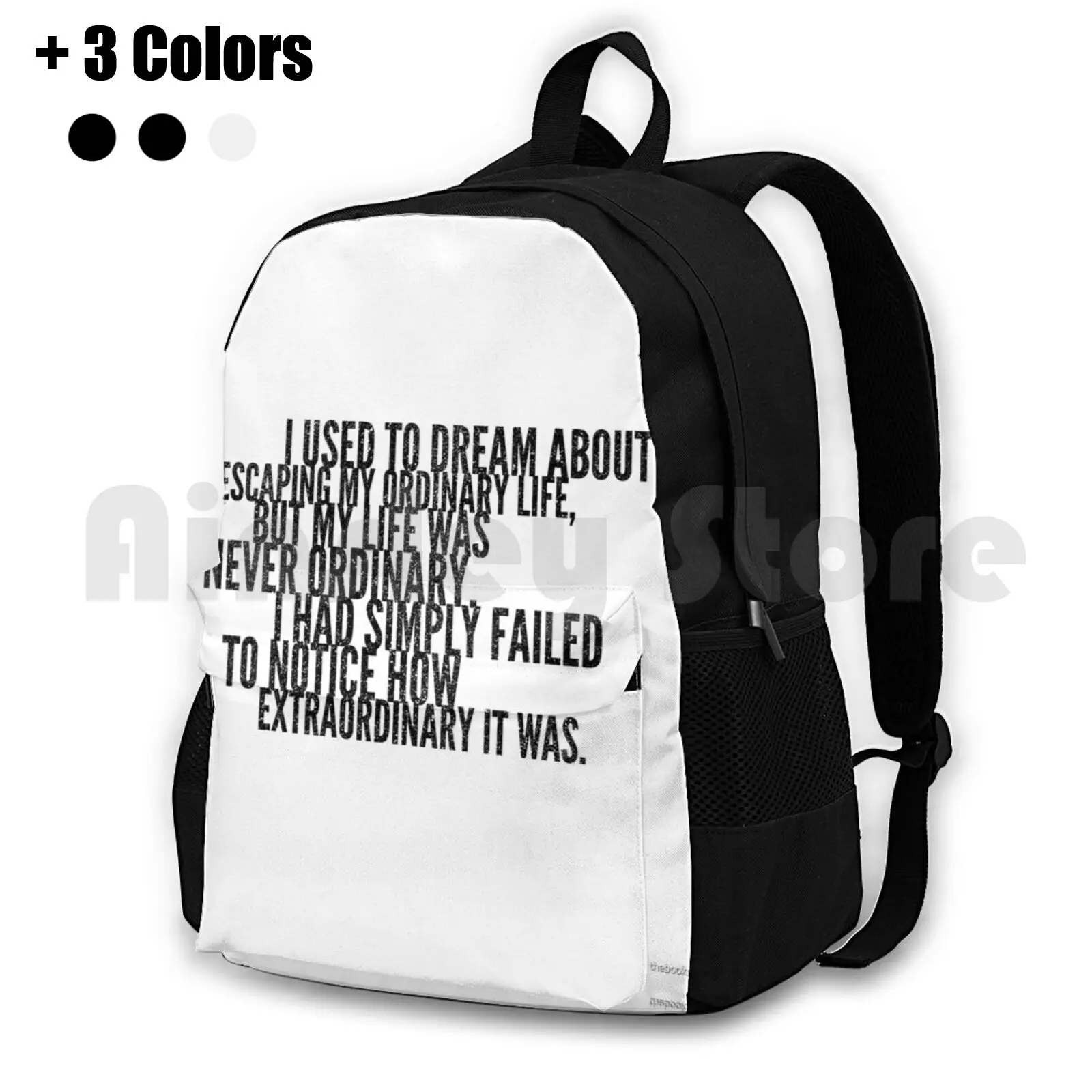 Miss Peregrine'S-Quote Zaino Da Trekking All'Aperto Impermeabile Campeggio Viaggio Miss Peregrine Miss Peregrines Casa Per Particolare