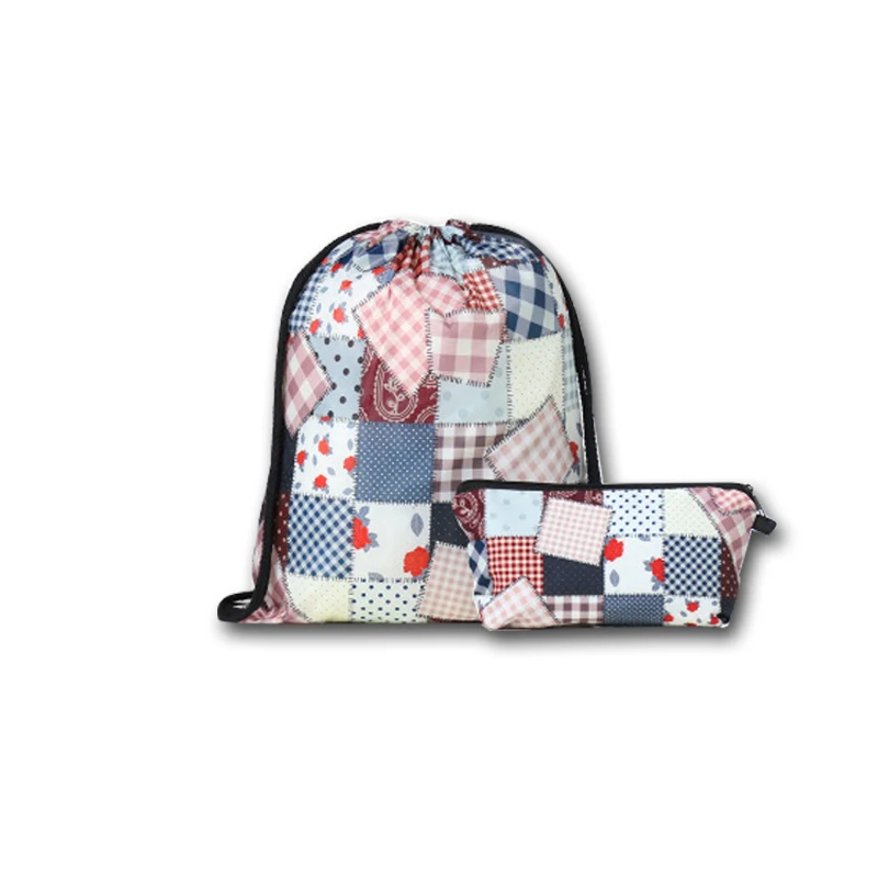  European Style Retro Basketball Beach Towels with Drawstring Backpack Cute Cartoon Puppy Beach Towe