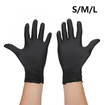 

Black Tattoo Gloves tattoo Supply Disposable Use Nitrile Tattoo Gloves Waterproo Salon Tattoo Cosmetic Gloves Barbershop