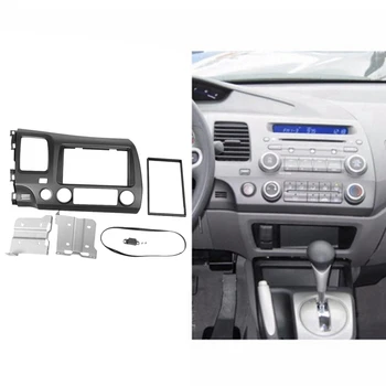 

2 Din Frame for Honda for Civic 2007-2011 Car Radio Fascia Bezel Trim Kit Heavy ABS Plastic Double Din Stereo Dashboard
