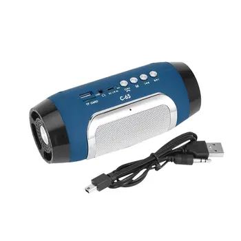 

HIFI Portable wireless Bluetooth Speaker Stereo Soundbar TF FM Radio Music Subwoofer Column Speakers for Computer Phones