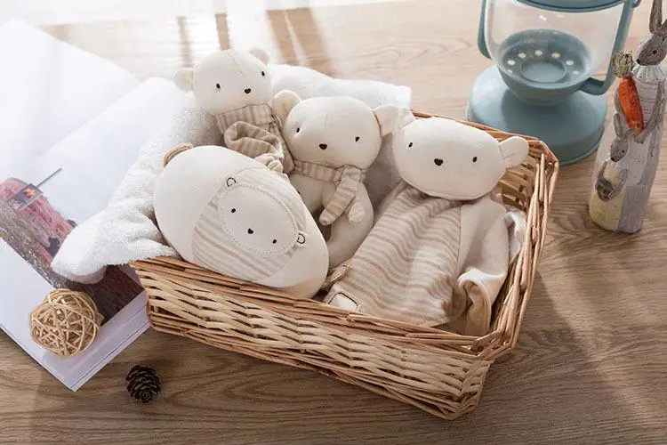 Kuulee Baby Органический хлопок животный игрушечный мяч новорожденный ручной ловля мяча ручной удерживающий колокольчик мяч Усмиряющий погремушка игрушка хлопковая ткань