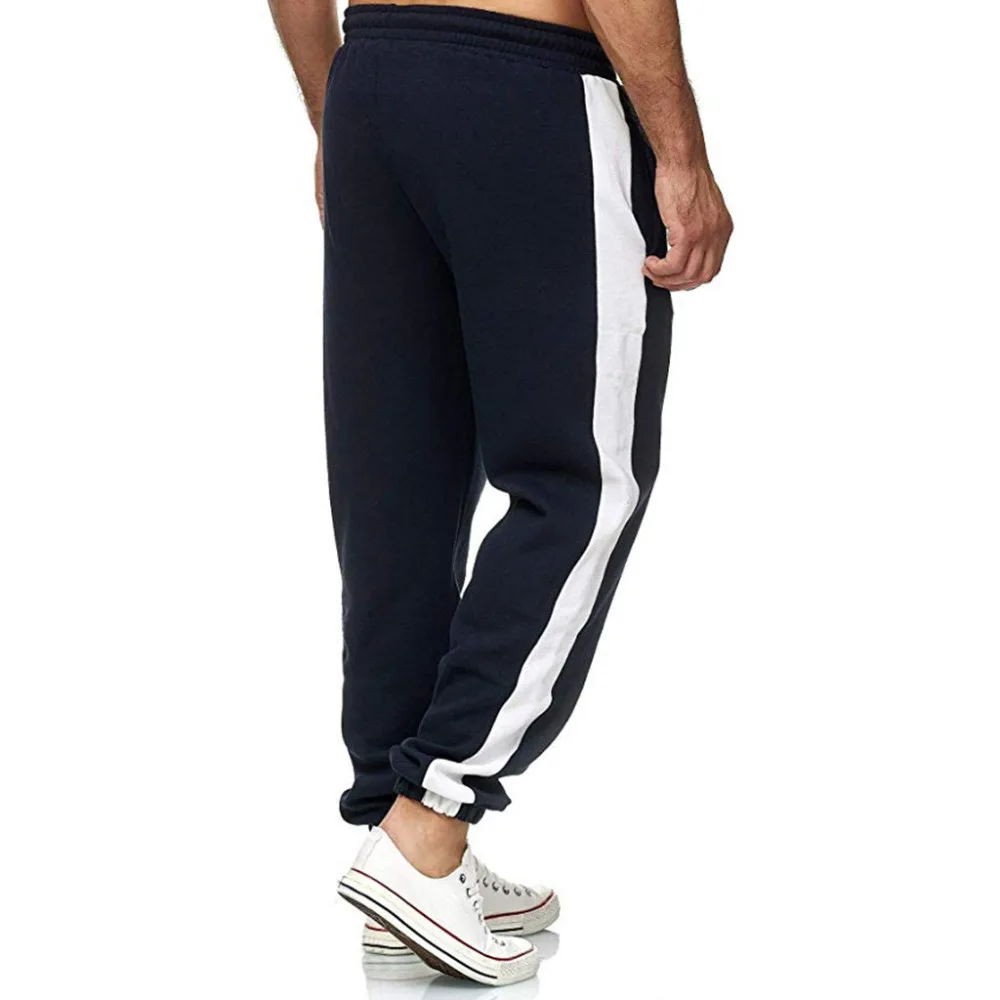 Winter Cotton Sweatpants Long Pants Solid Men Straight Pants Basketball Run Football Jogging Men Fitness Sport Trousers s26