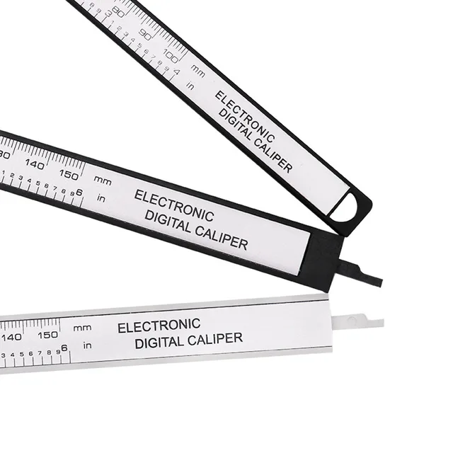 150mm 100mm Electronic Digital Caliper Carbon Fiber Dial Vernier Caliper Gauge Micrometer Measuring Tool Digital Ruler 6