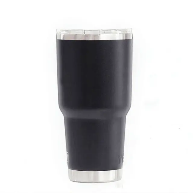 30oZ 1000ml Tumbler Vacuum Double Wall Insulation Travel Coffee Mug Insulated Stainless Steel Thermal Cup Water Bottle black