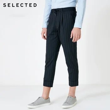 

SELECTED Men's Sheep Wool Striped Capri Pants S|419114535
