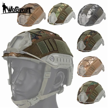 

Tactical Helmet Cover Cloth for FAST PJ Helmet Hunting Airsoft Paintball Wargame Military CS Gear FAST Helmet Cover Accessories
