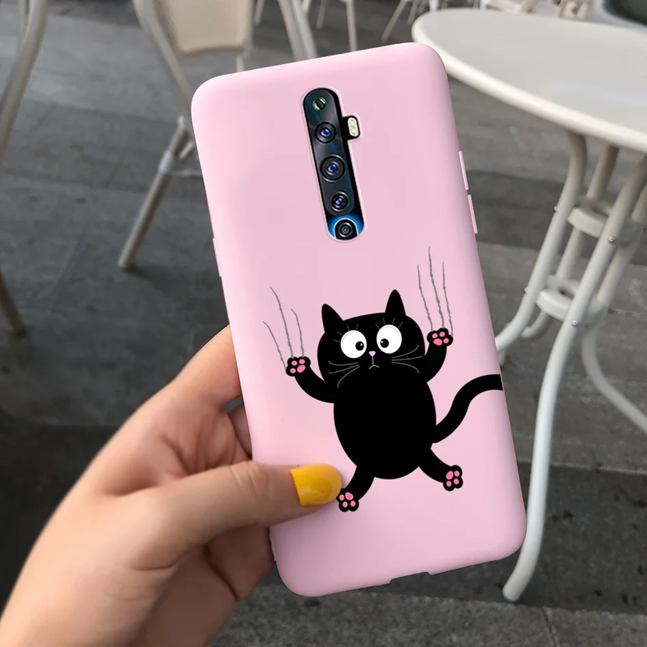 phone cover oppo Silicone Case For OPPO Reno2 Z Cover Reno2 F Soft TPU Back Protective Phone Case For OPPO Reno 2 2F 2Z Reno2Z Cactus Unicorn Bag oppo flip cover Cases For OPPO