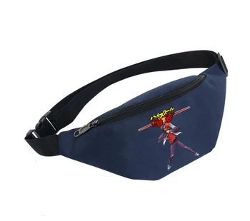 

Waist Bag women Belt Waterproof Chest Handbag Unisex Fanny Pack Ladies Waist Pack Belly Bags For anime High School DxD