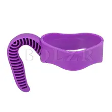 BQLZR 10 см ID фиолетовый пластик 30 унций стакан ручка подстаканник непроливающаяся ручка