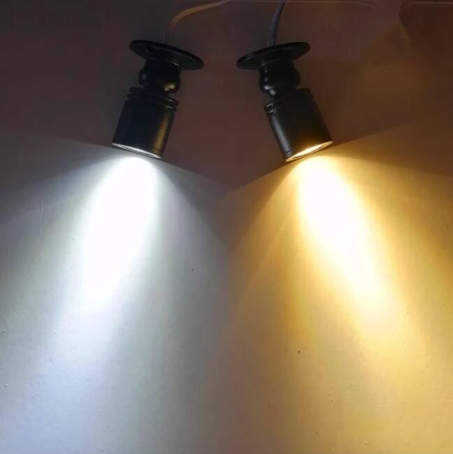 Bulbs Mini Size Decor Showcase 1W Cabinet Lamp Spot Energy Saving LED Spotlight