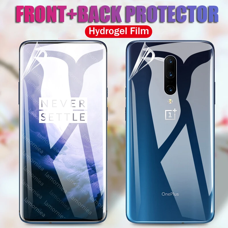 Изогнутая 3d-пленка для Oneplus 7T Pro защитная пленка экрана 1 + 6T 6 стандартная мягкая