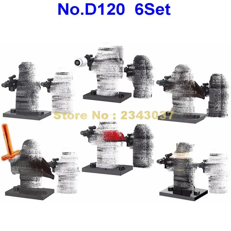 

d120 star wars 7 ren/ flame trooper/ phasma 6pcs building block Toy