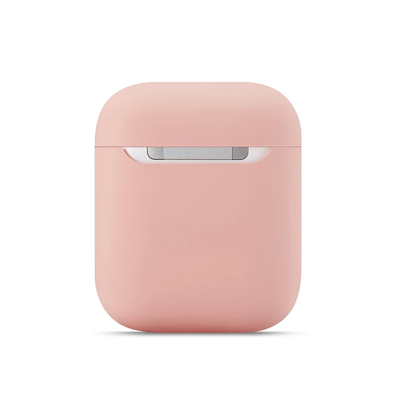 Ультратонкий протектор для наушников для Airpods чехол силиконовый Bluetooth наушники Защитный Чехол 17 цветов для Air pods аксессуары - Цвет: 17