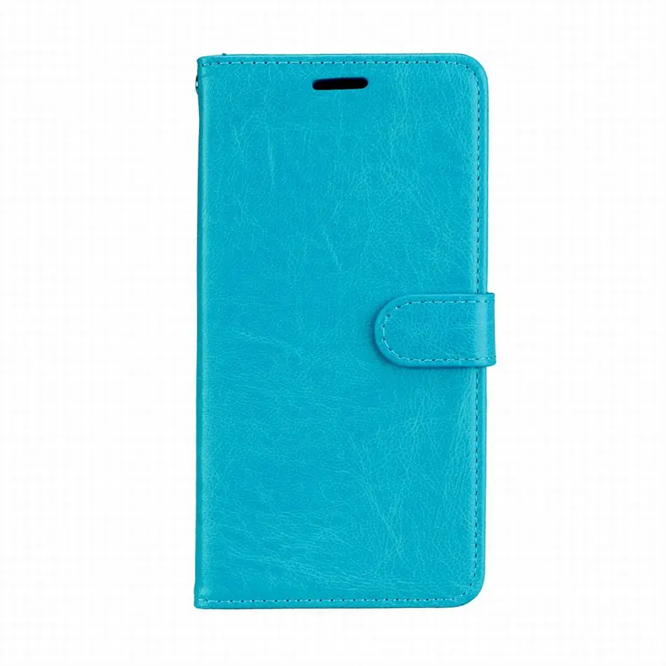 Blue Простой чехол для телефона, Одноцветный чехол для Motorola Moto P30 Note E5 G6 Play G7 Plus One power Book, кожаный чехол с подставкой P08G - Цвет: Blue