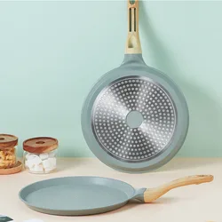 Grill Frying Pan Griddles Durable Nonstick Frying Pot Egg Pancake Pan for Kitchen Dishes Omelette Induction Cooker Pan Handle