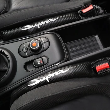 

Carbon Fiber Leakproof Protective Seat Gap Car Cover Pad for Toyota Supra mk3 mk4 RAV4 Yaris Camry Avensis Accessories
