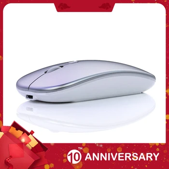 

KIITO M2 7 Colors Backlit Mosue Silent Mute Rechargeable Wireless Mouse Computer Accessories for Home Office Games