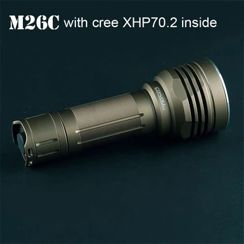 

Convoy M26C XHP70.2 High Powerfull Led Flashlight Linterna 26650 Work Flash Light Hunting Camping Lamp Fishing Police Lanterna