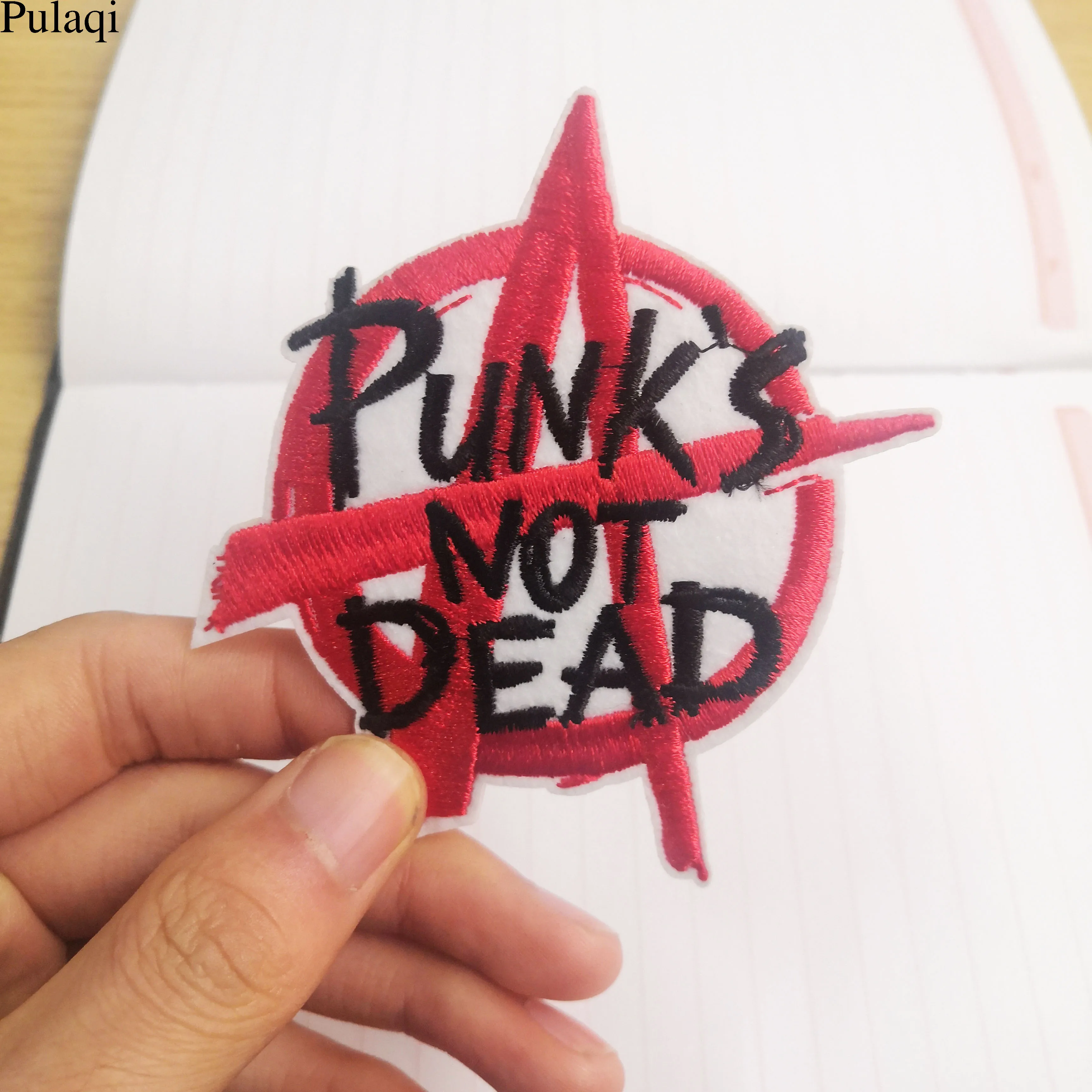 Нашивка Pulaqi с надписью Iron On в стиле стиля вышитые патчи на одежду нашивки для