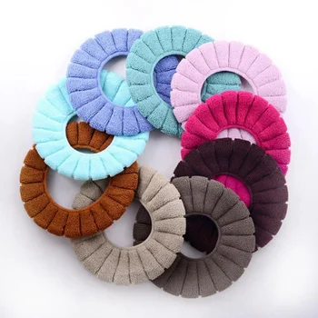 

2020 New Winter Comfortable Soft Heated Washable Toilet Seat Mat Set Bathroom Accessories Interior For Home Decor Closestool Mat