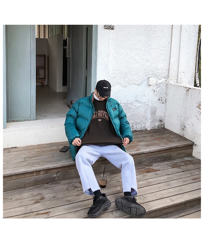 LAPPSTER, мужская зимняя куртка, пальто-пузырь, 2019, Мужская черная уличная одежда, хип-хоп, теплая куртка-пуховик, пальто, Harajuku, Корейская