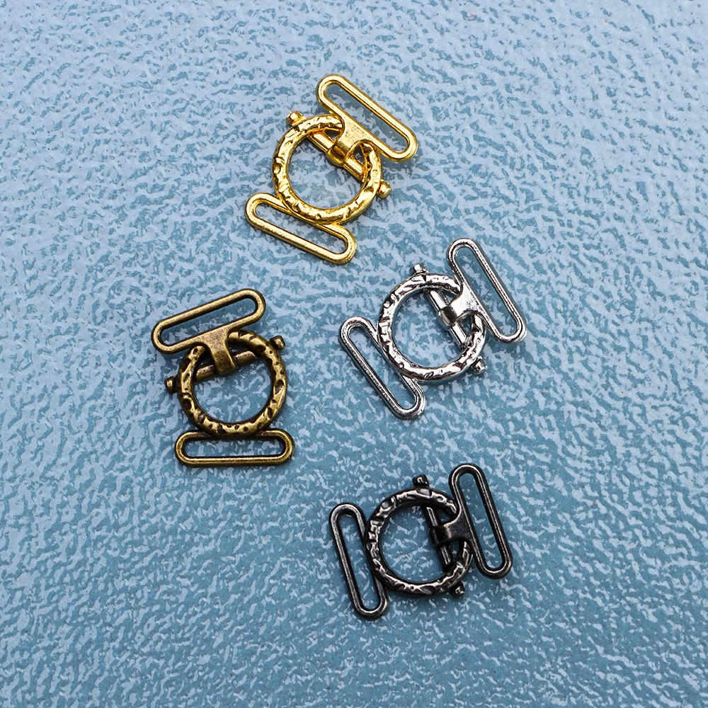 Doll Accessories 10Pcs Mini Waistband Buckles for Decor Doll Dress Pants Bags Shoes DIY Sewing