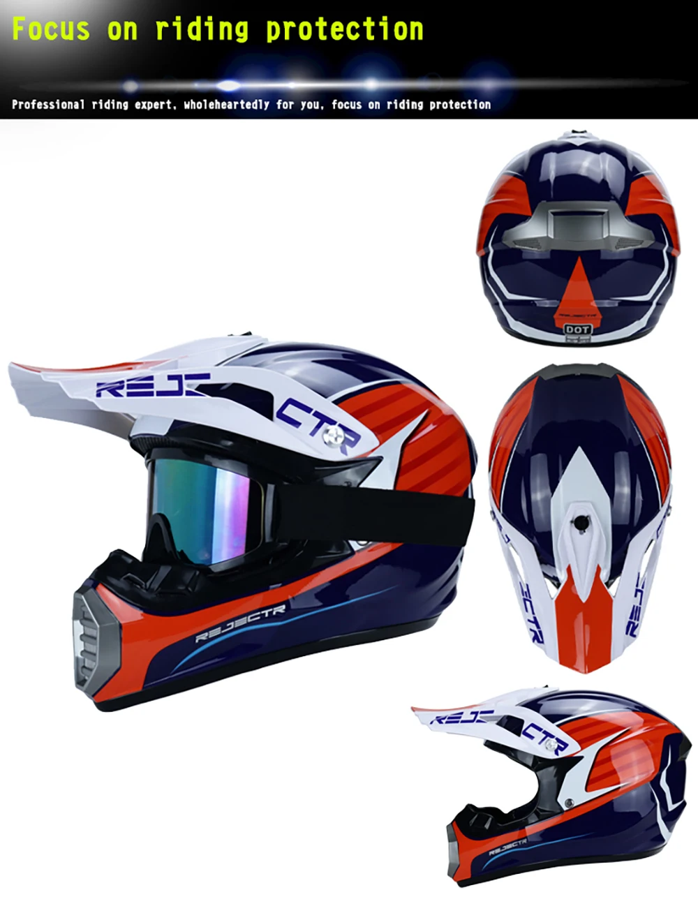 Профессиональный Гоночный Кроссовый шлем hors route Casque Moto Capacete Moto Casco внедорожный мультяшный детский мотоциклетный шлем