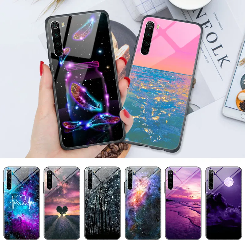 Мягкий глянцевый яркий Чехол для Xiaomi Redmi Note 7 8 9 Pro 9S 7A 8A 9A 9C чехол из ТПУ Для 10T 10 Lite