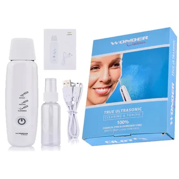 

Ultrasonic Nano Ion Skin Scrubber Face Lifting Peeling Extractor Blackhead Removal Microdermabrasion Deep Cleaning Beauty Device