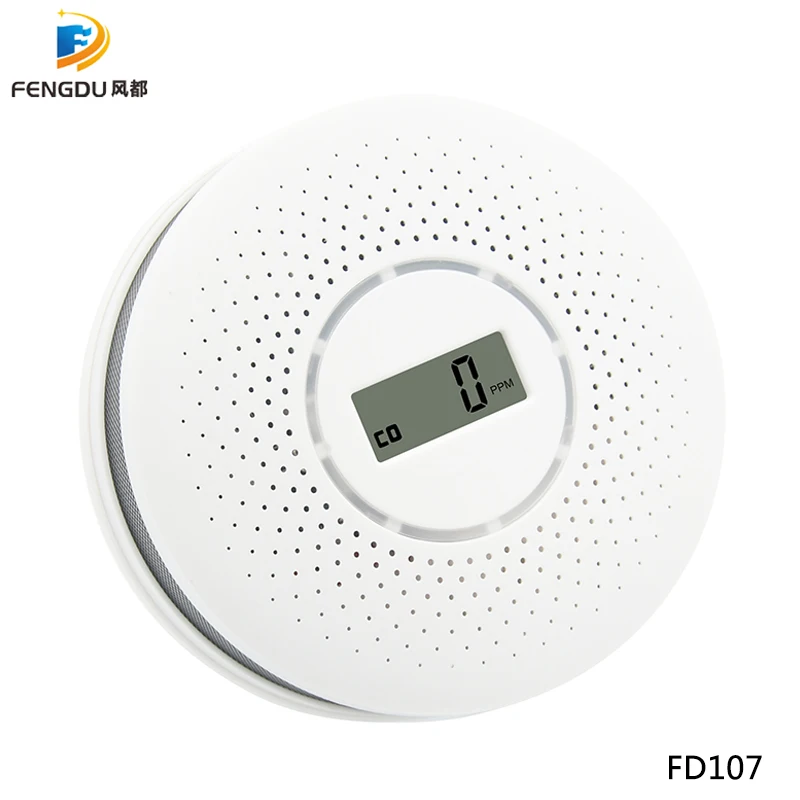 Домашняя безопасность 2 в 1 CO детектор дыма живой голос датчик утечки угарного газа ЖК-дисплей Co датчик сигнализации умный дом датчик