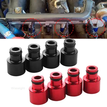 

Wooeight 4x Aluminium Alloy Fuel Injector Top Hat Adapters Fit For Civic Integra B D Series B16 B18 D16 RDX 1994 1995 1996 1997