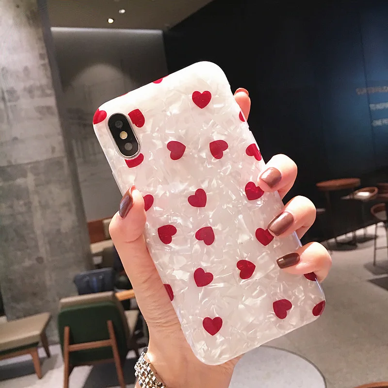 Чехол для телефона Gimfun Love Heart для Iphone Xs Max Xr, блестящий Блестящий ТПУ чехол для Iphone 11 Pro Max 7 8 6s Plus X, чехол