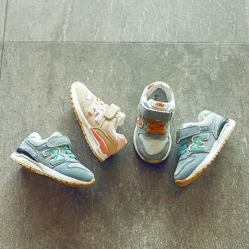 

New Style Genuine Leather Baby Athletic Shoes BOY'S Spring And Autumn Breathable Girls' Casual Shoes 1-3 Years Old CHILDREN'S Sh