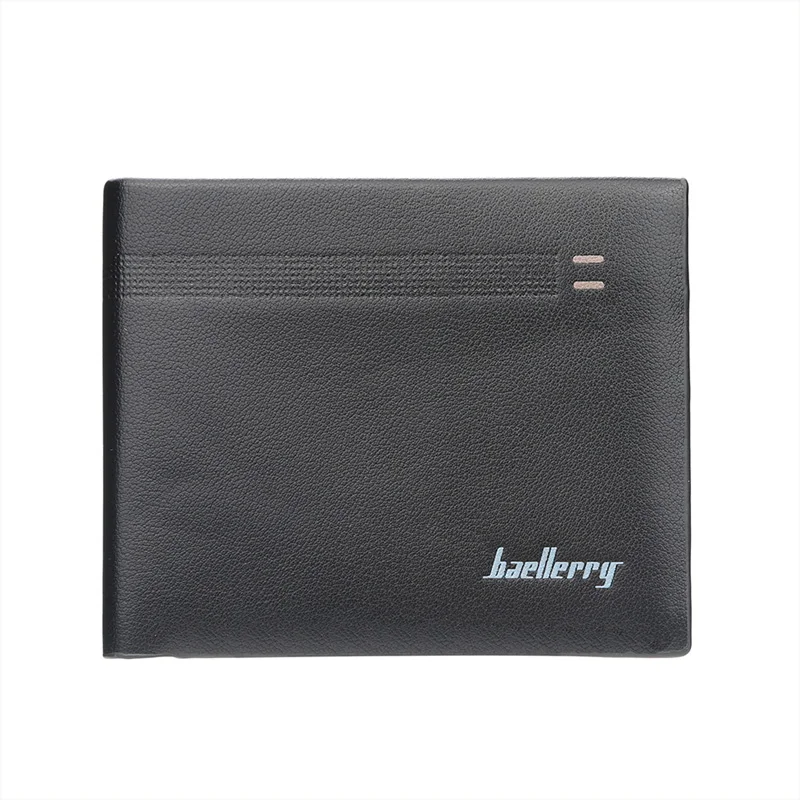

Men's Wallet Short Wallet Cross Wallet 2020 New Black Coffee Color Open Multifunctional 20% Off Wallet