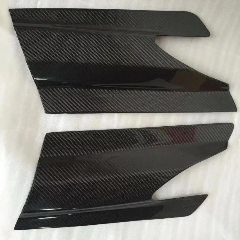 Для R35 GTR 13' Ver Varis задняя сторона губ Canards углеродное волокно