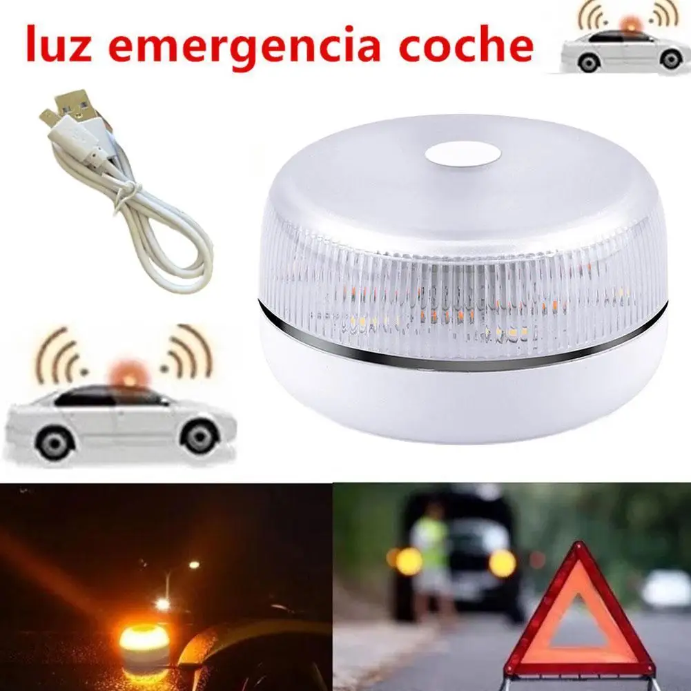 Luz de emergencia coche homolagada V-16. Señalización y linterna .