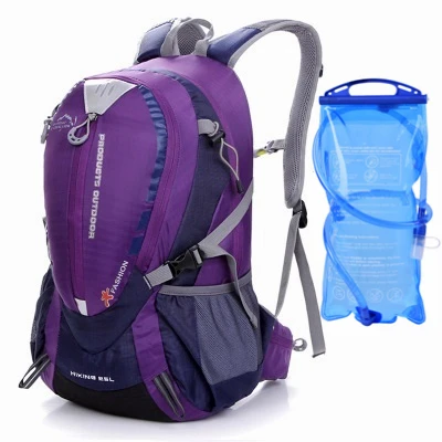 with water bag MTB велосипед велосипедный рюкзак для мужчин и женщин водонепроницаемый вентилируемый Велоспорт Открытый Спорт Путешествия Альпинизм бег рюкзак с сумкой для воды - Цвет: with water bag