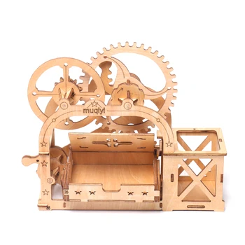 

DIY Wooden Puzzle Model Kit Jigsaw Crafts For Home Decor - 3D Pen Container