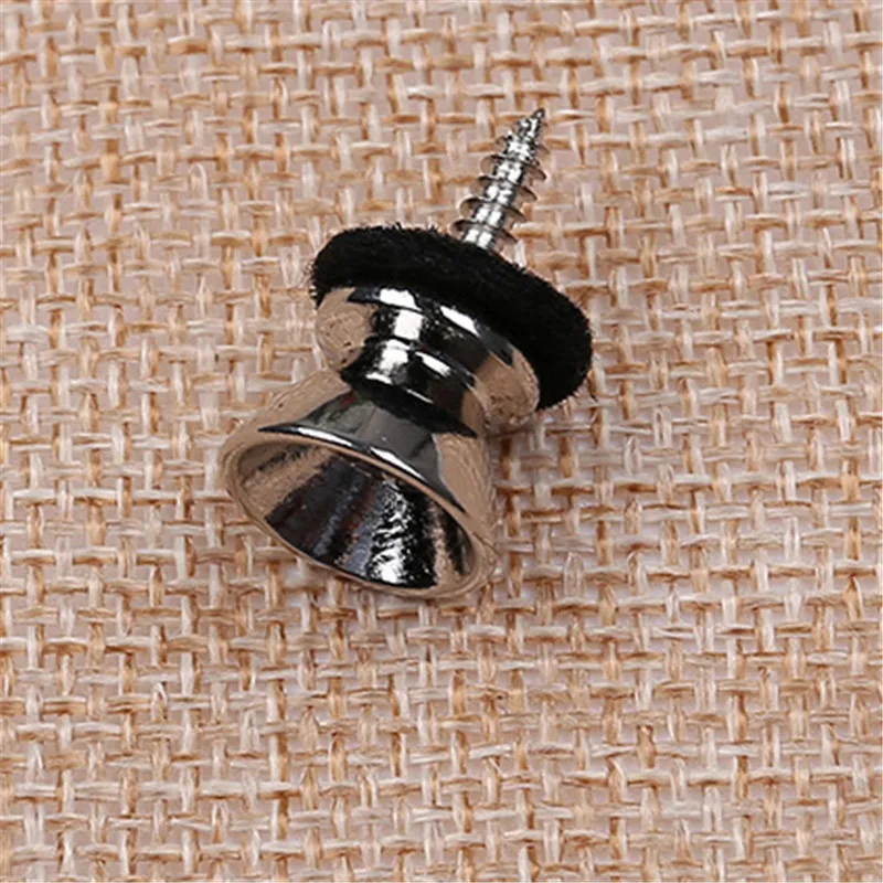 2Pcs Guitar Pegs for Acoustic Electric Bass Ukulele Guitar Strap Buckle Button Lock Pins Metal End Locking Accessories Parts guitar accessories