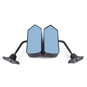 

Accessory Rear View Mirrors Parts 1 Pair Car F1 Style Glossy Black Wear resistance